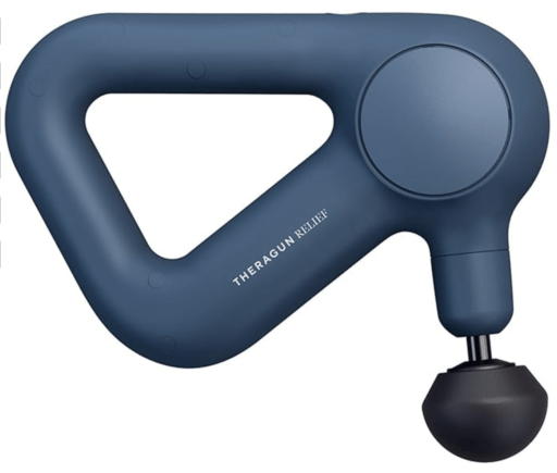 blue TheraGun massage tool